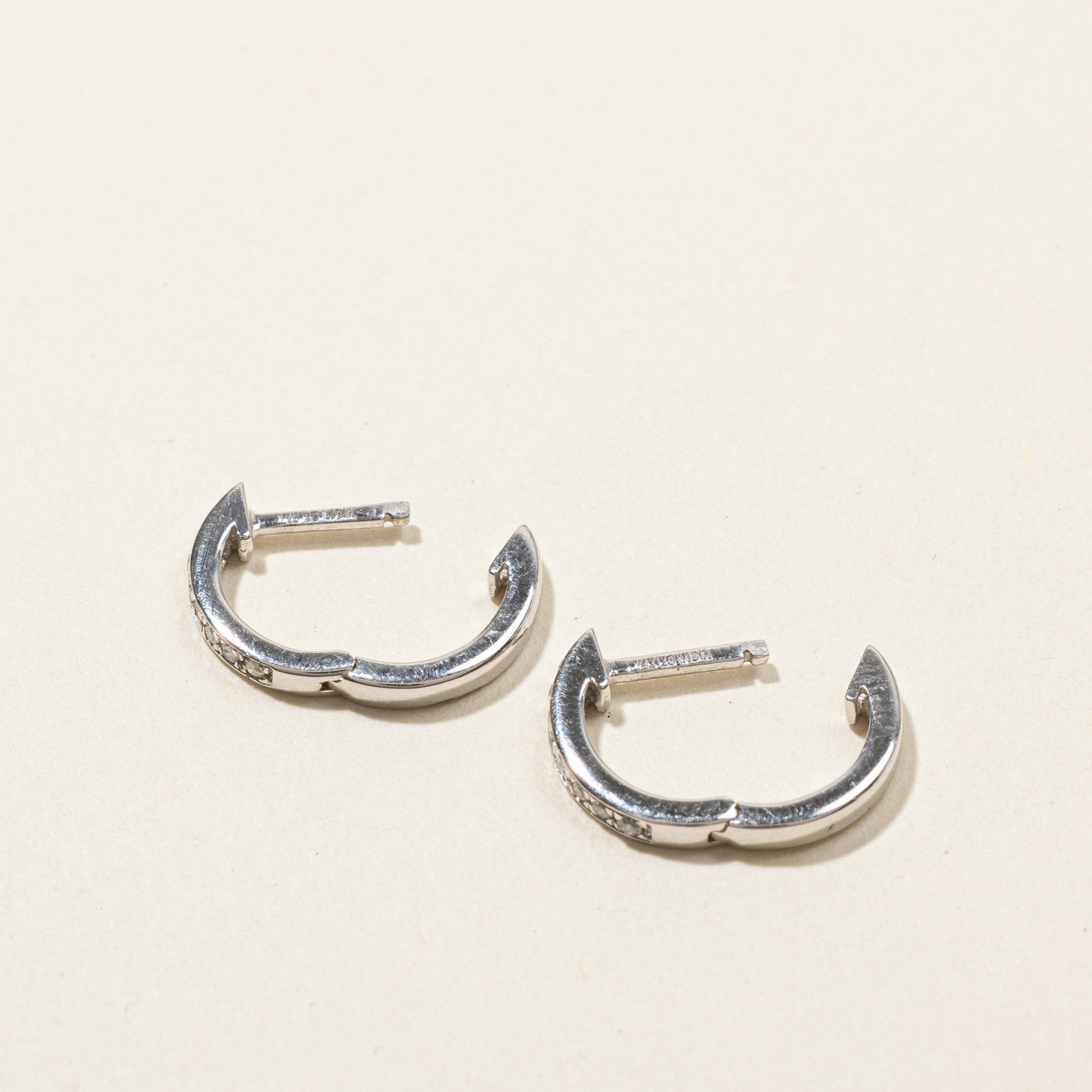 Diamond Huggie Earrings | 0.08ctw |