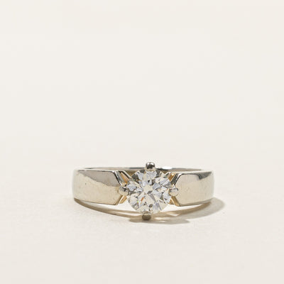 Solitaire Diamond Engagement Ring | 0.60ct SI1/SI2 K/L | SZ 4 |