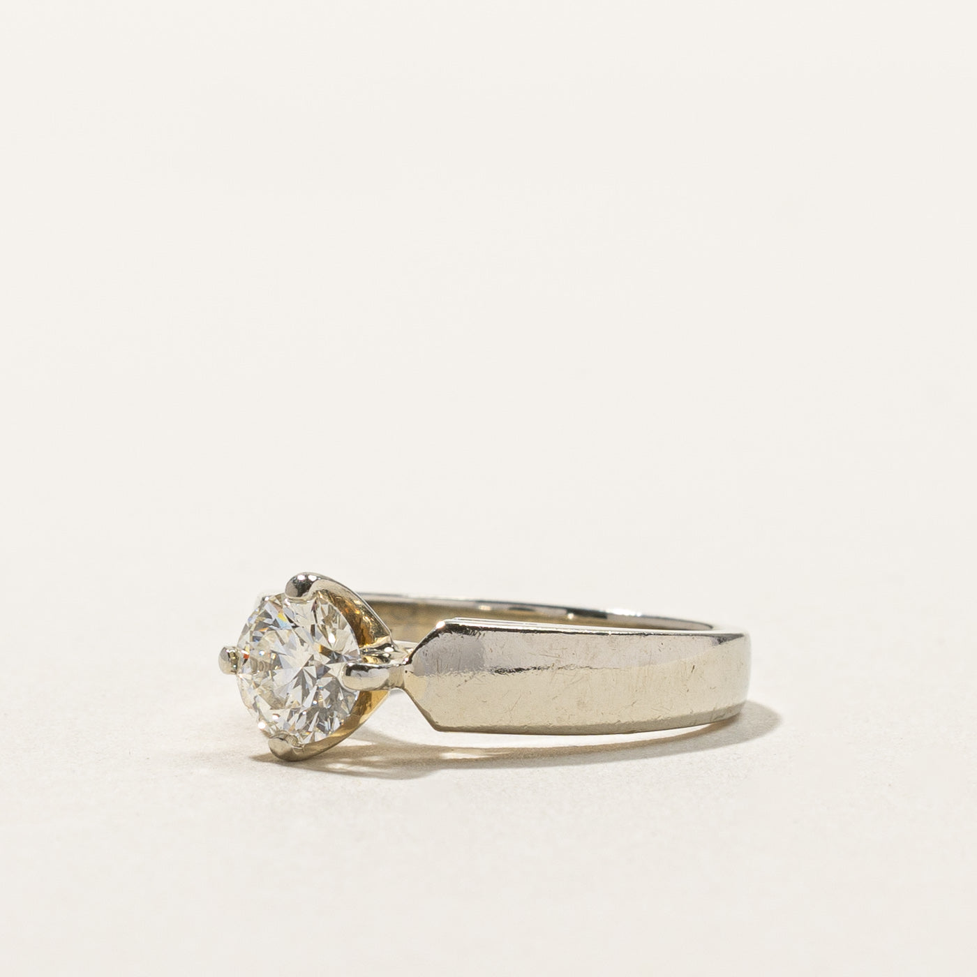 Solitaire Diamond Engagement Ring | 0.60ct SI1/SI2 K/L | SZ 4 |