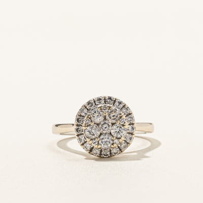 Cluster Set Diamond Halo Design Ring | 1.00ctw | SZ 6.25 |