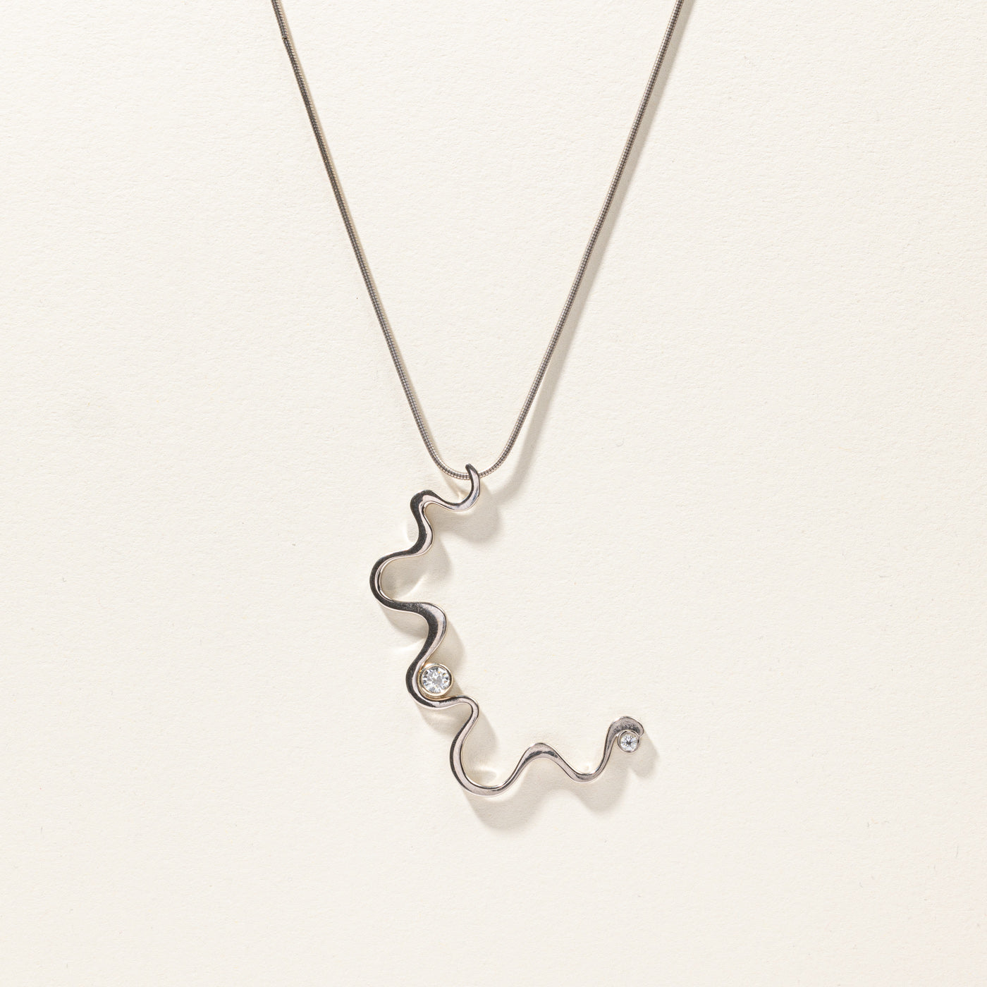 Diamond Journey Pendant Necklace | 0.40ctw | 15"|