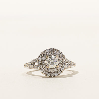Double Halo Diamond Engagement Ring | 1.16 | SZ 7 |