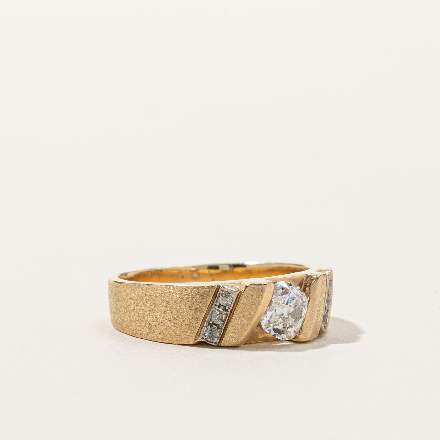 Old Mine Cut Diamond Ring | 1.42ctw | SZ 13.5 |