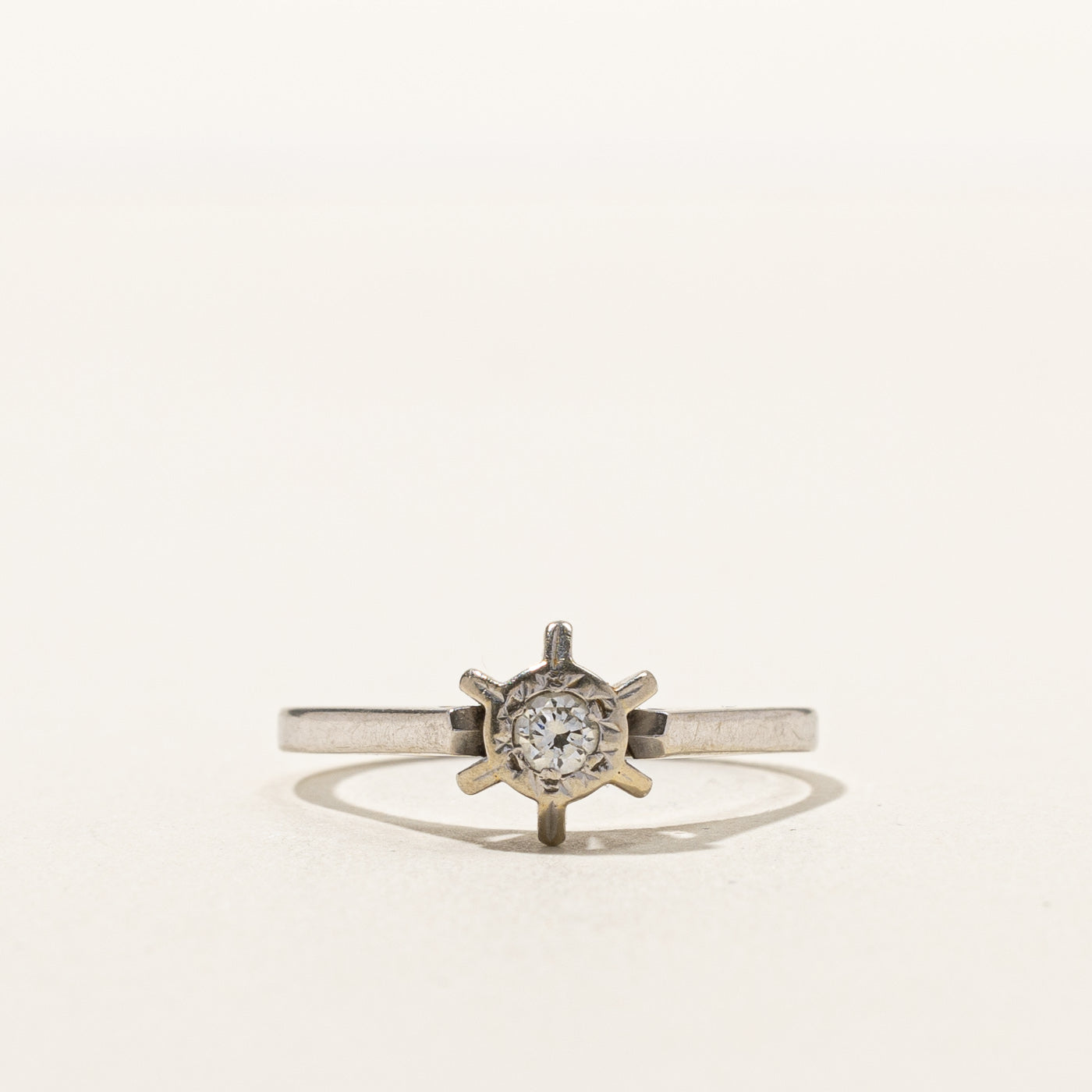 Claw Set Diamond Ring | 0.09ct | SZ 7.25 |