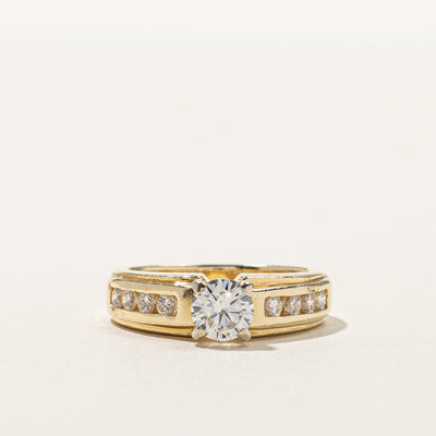 Solitaire with Accents Diamond Engagement Ring | 1.04ctw | SZ 7 |