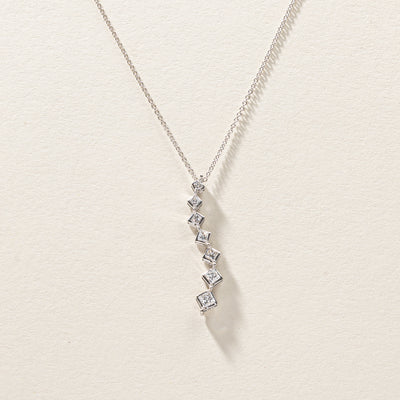 Diamond Journey Pendant Necklace | 0.75ctw | 16