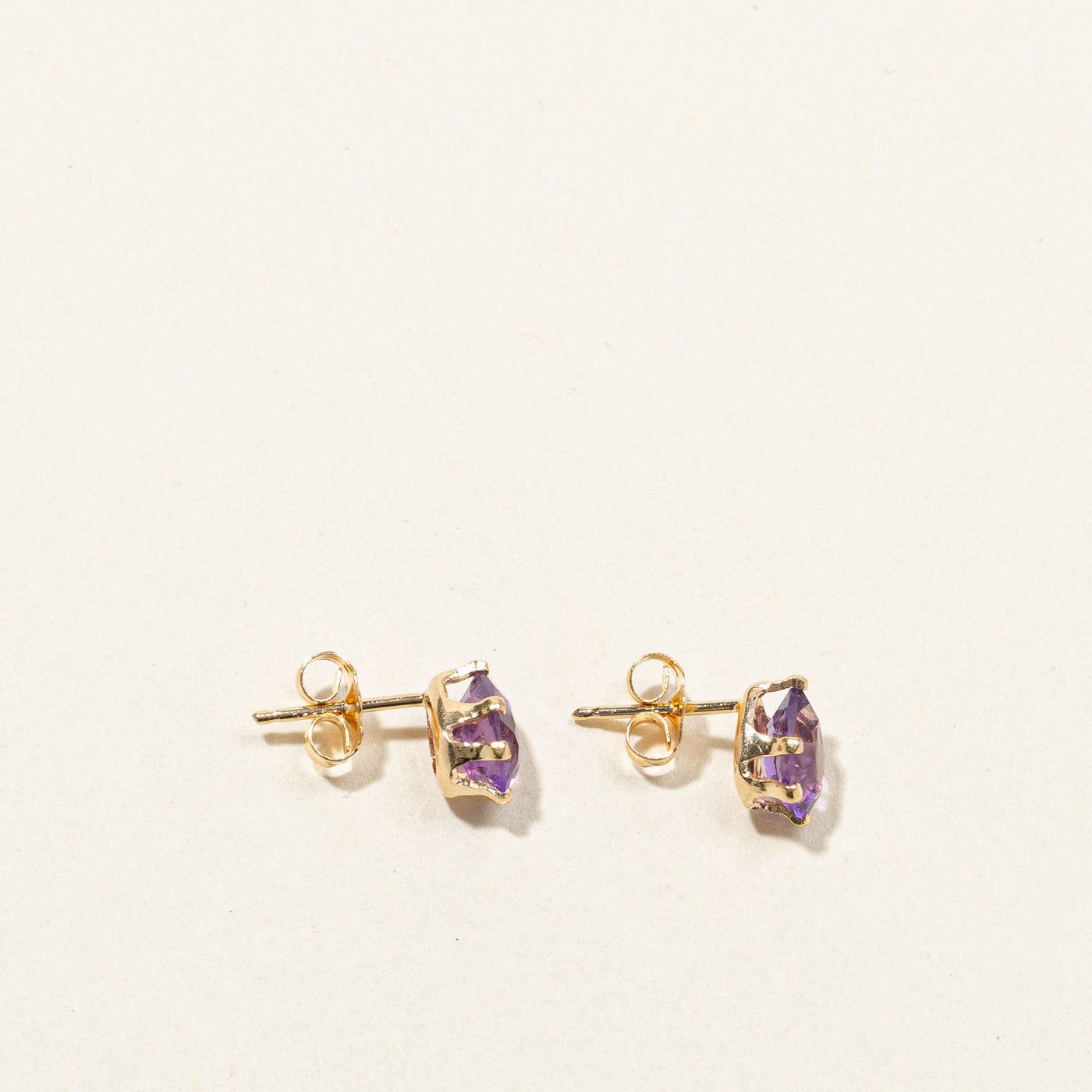 Amethyst Stud Earrings | 1.20ctw |