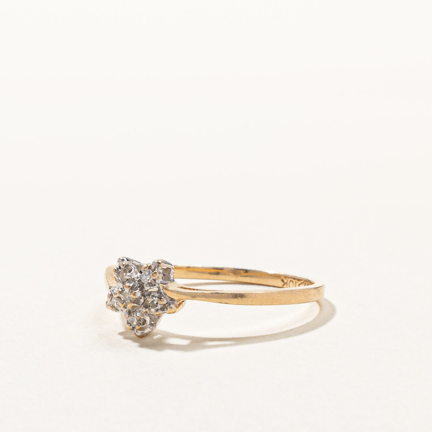 Cluster Set Diamond Ring | 0.06ctw | SZ 6.5 |