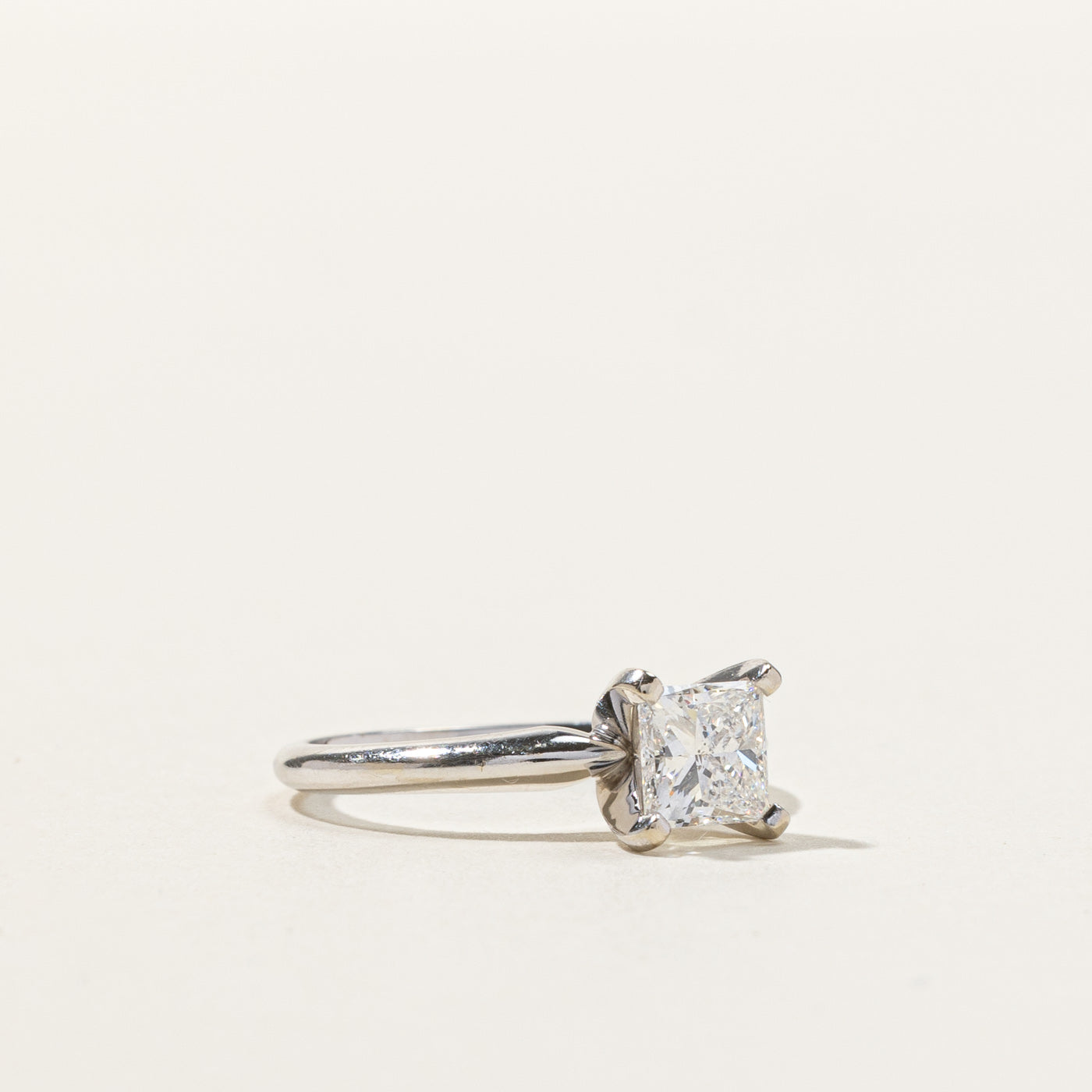 Solitaire Princess Diamond Engagement Ring | 0.75ct SI2/I1 H/I | SZ 3.75 |