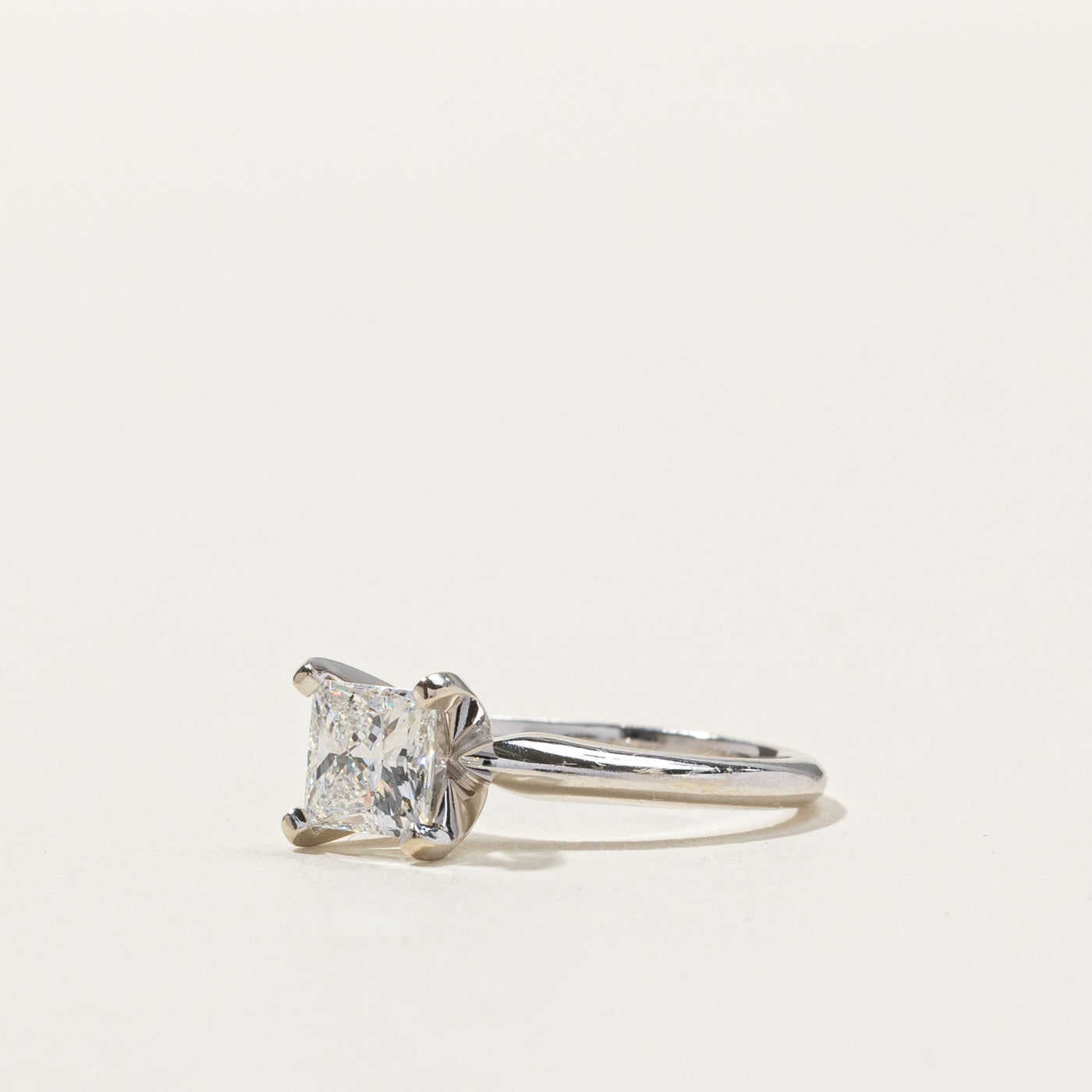 Solitaire Princess Diamond Engagement Ring | 0.75ct SI2/I1 H/I | SZ 3.75 |
