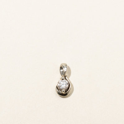 Solitaire Diamond Pendant | 0.26ct |