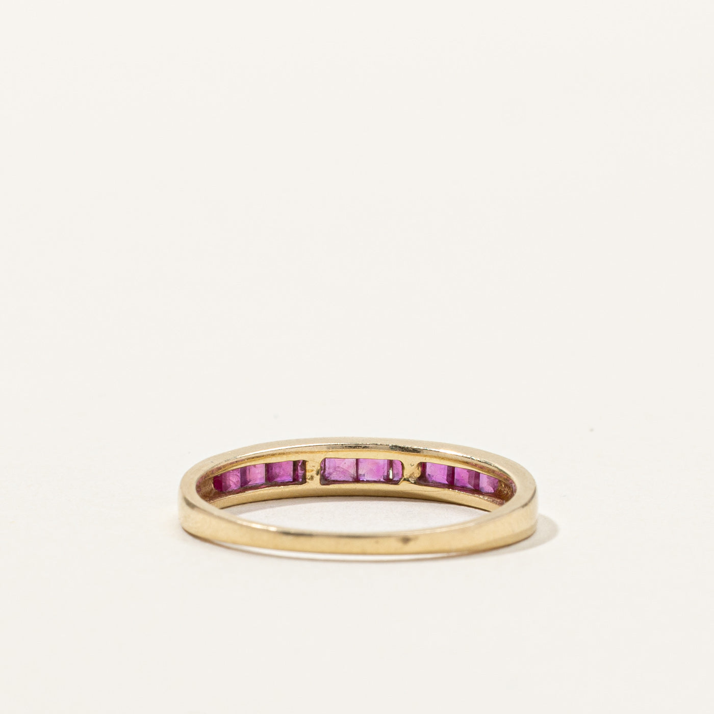 Channel Set Ruby Band | 0.50ctw | SZ 6.5 |