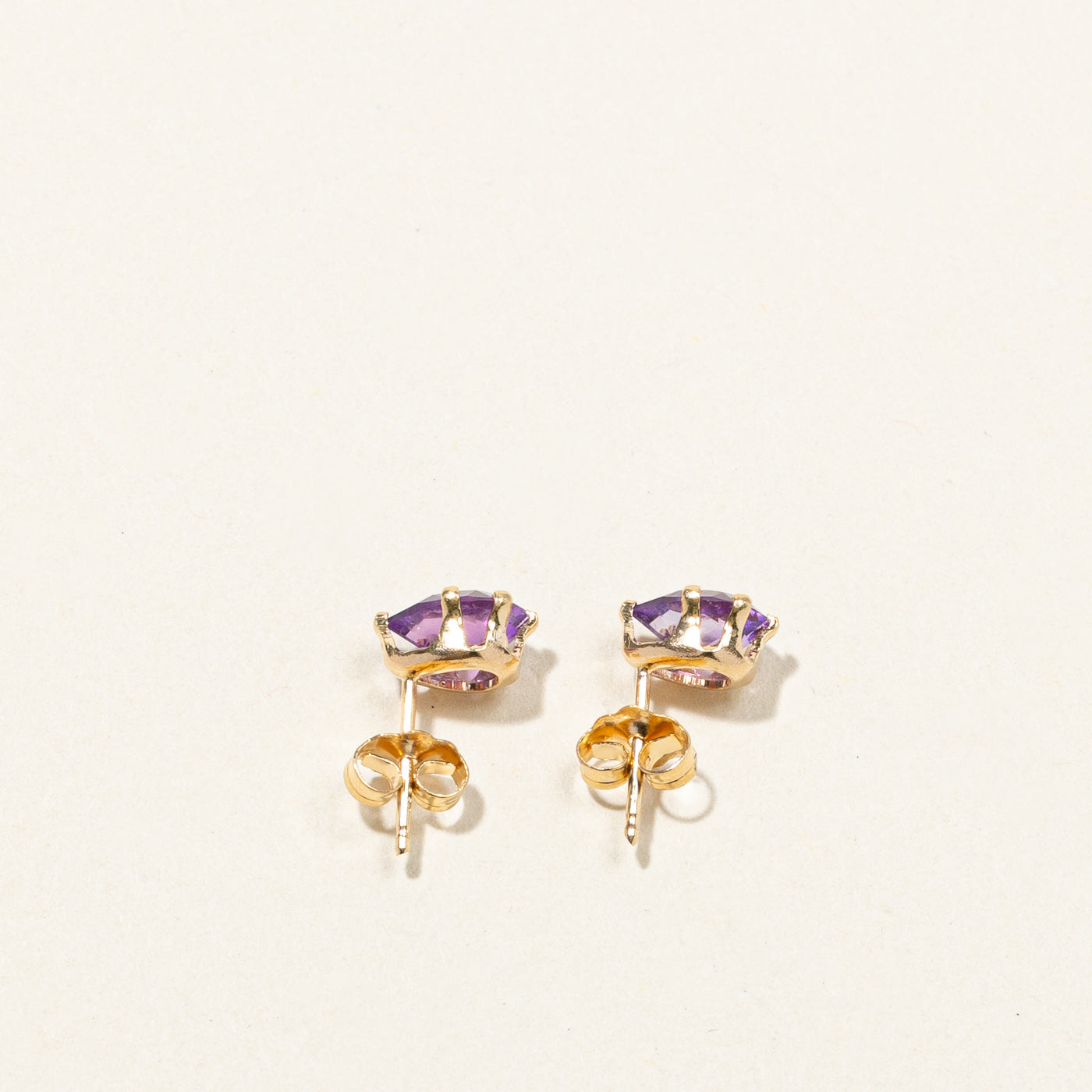 Amethyst Stud Earrings | 1.20ctw |