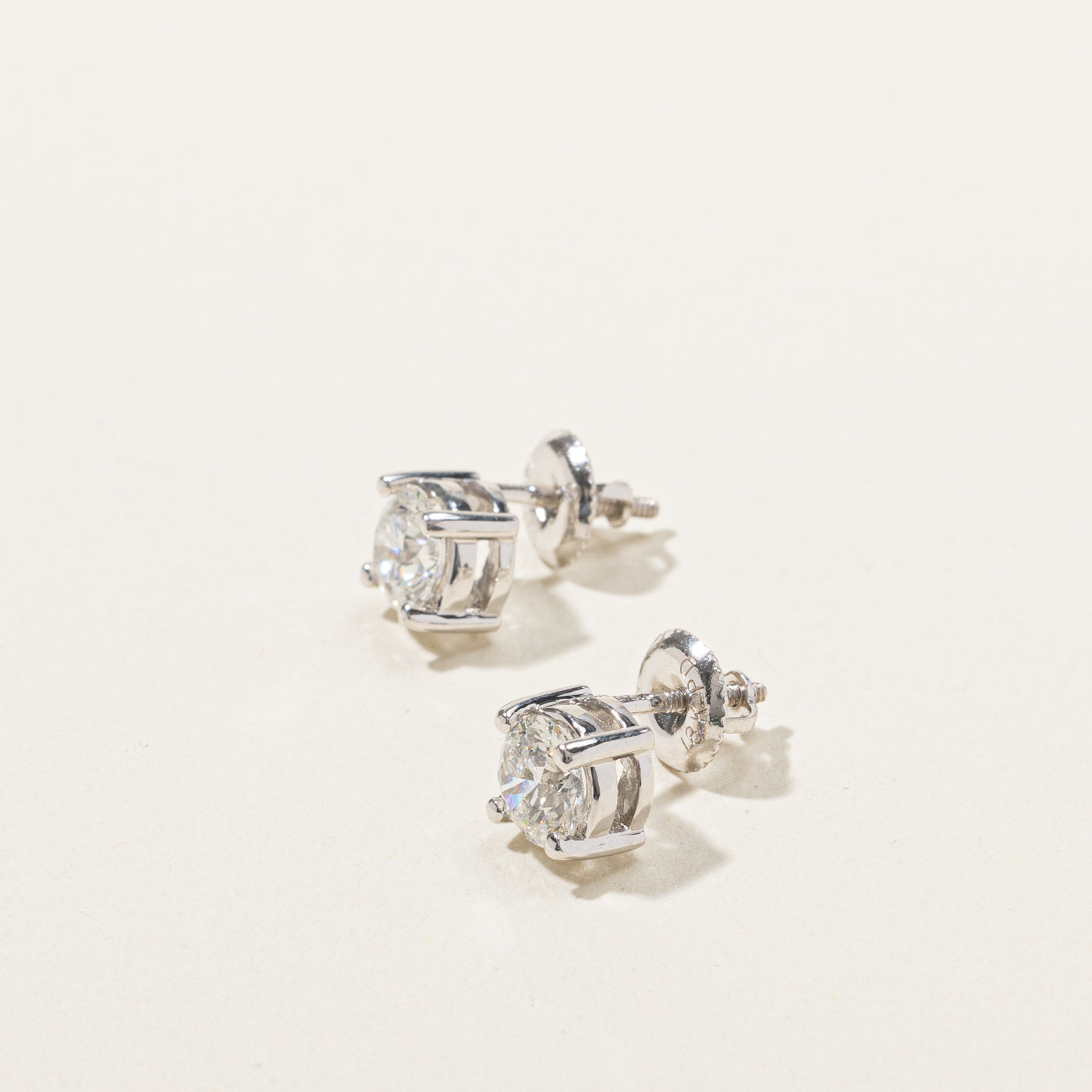 Diamond Stud Earrings | 1.40ctw SI1/SI2 H/I |