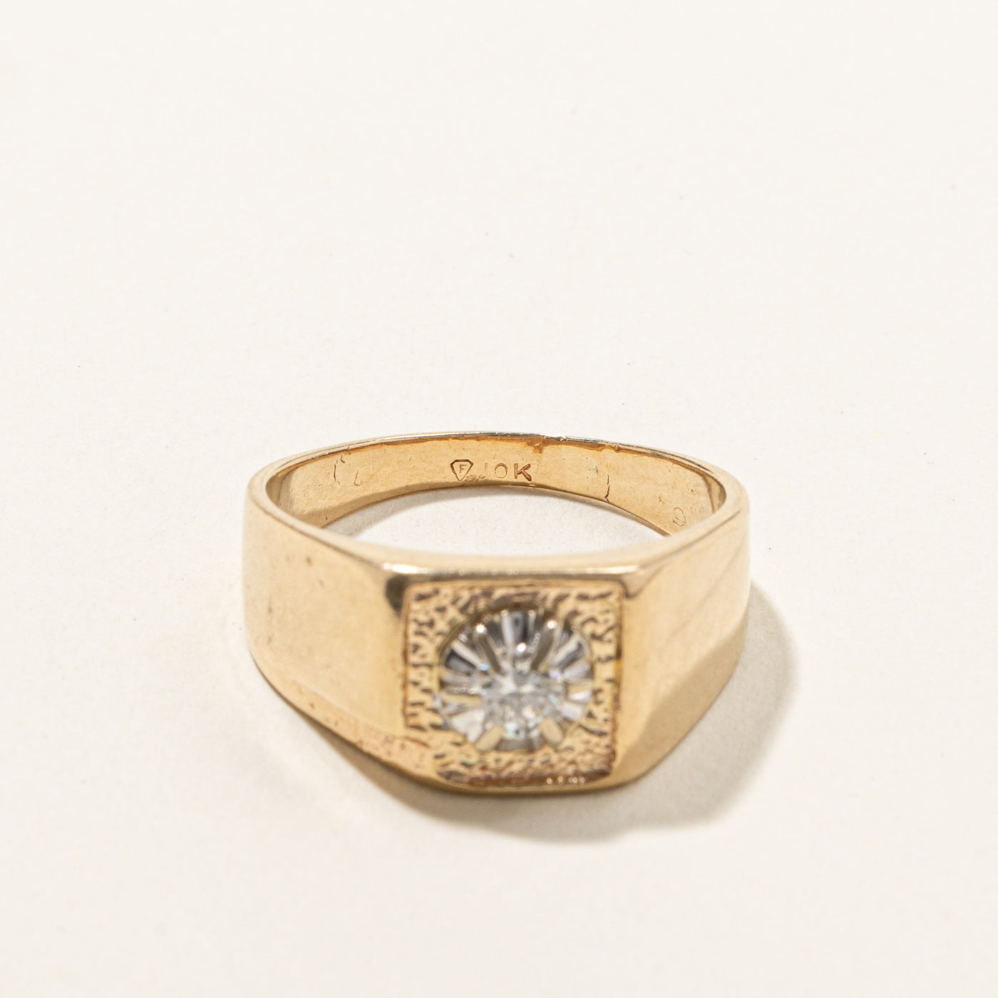 Claw Set Diamond Ring| 0.28ct | SZ 11.25 |