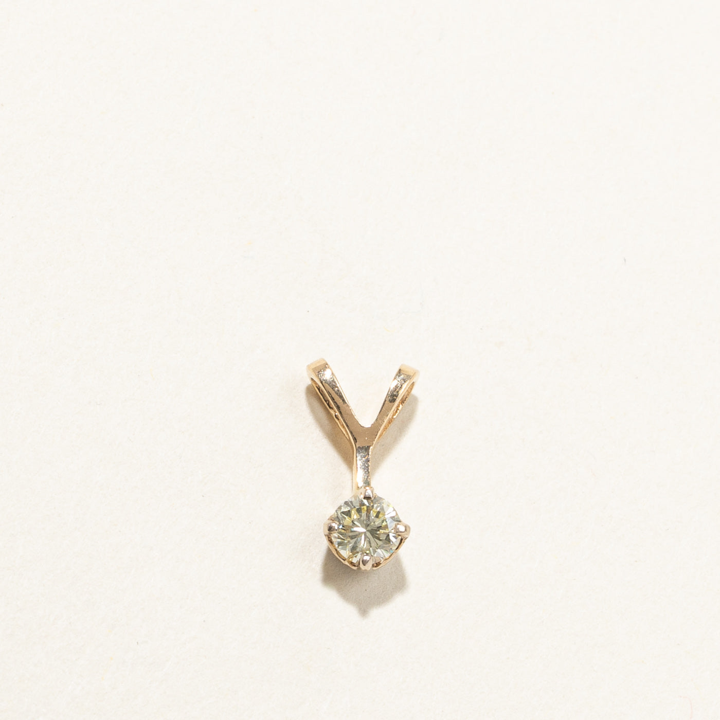 Solitaire Diamond Pendant | 0.23ct |