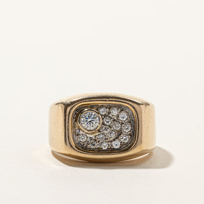 Cluster Set Diamond Ring | 0.49ctw | SZ 11 |