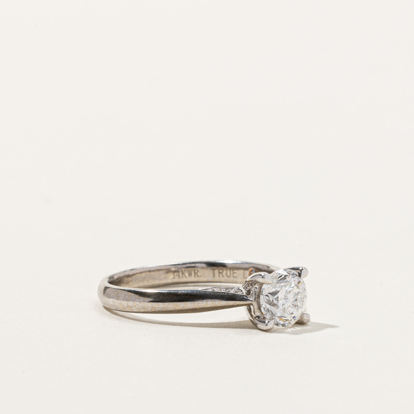 High Set Diamond Engagement Ring | 1.04ctw I1 E/F | SZ 7.75 |