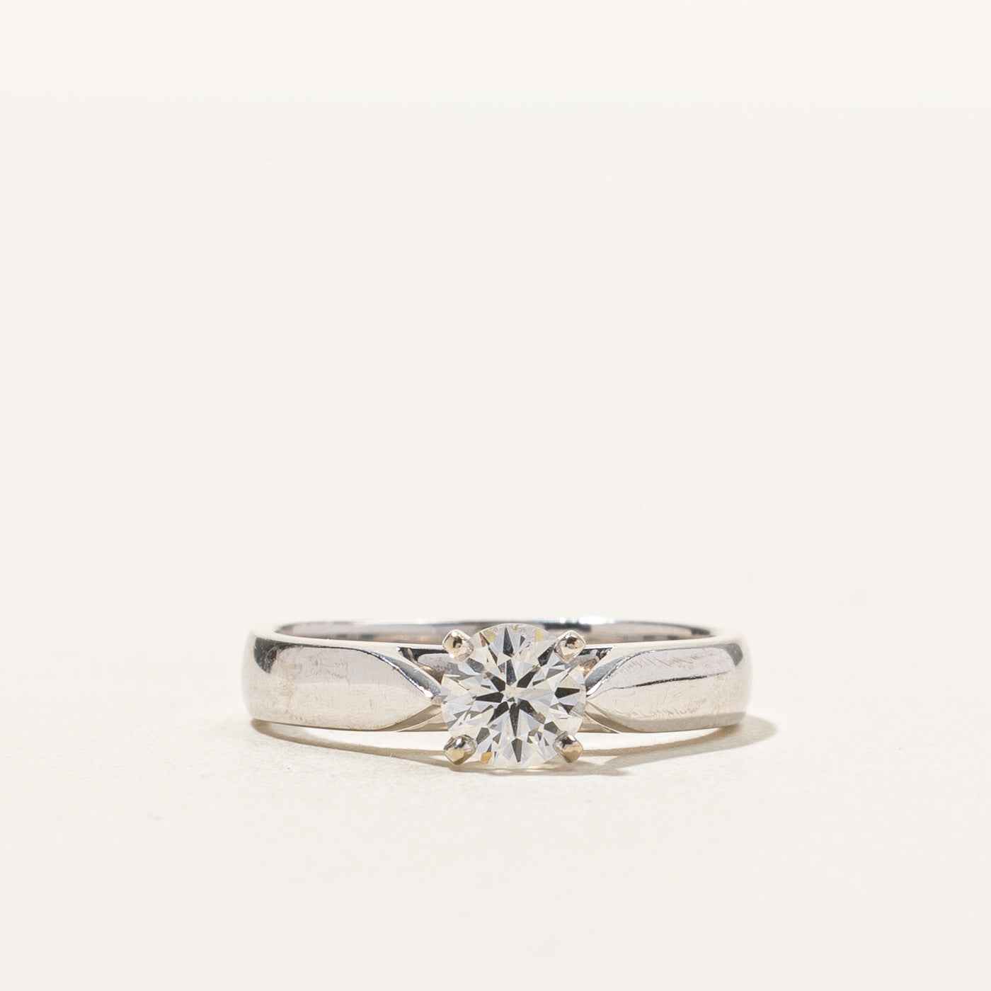 Solitaire Diamond Ring | 0.42ct | SZ 4.5 |