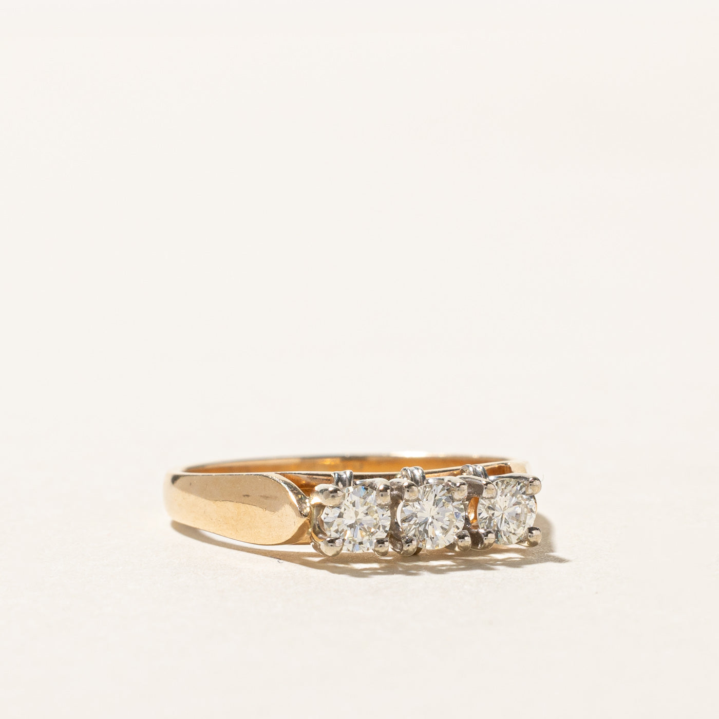 Three Stone Diamond Ring | 0.35ctw | SZ 6.25 |