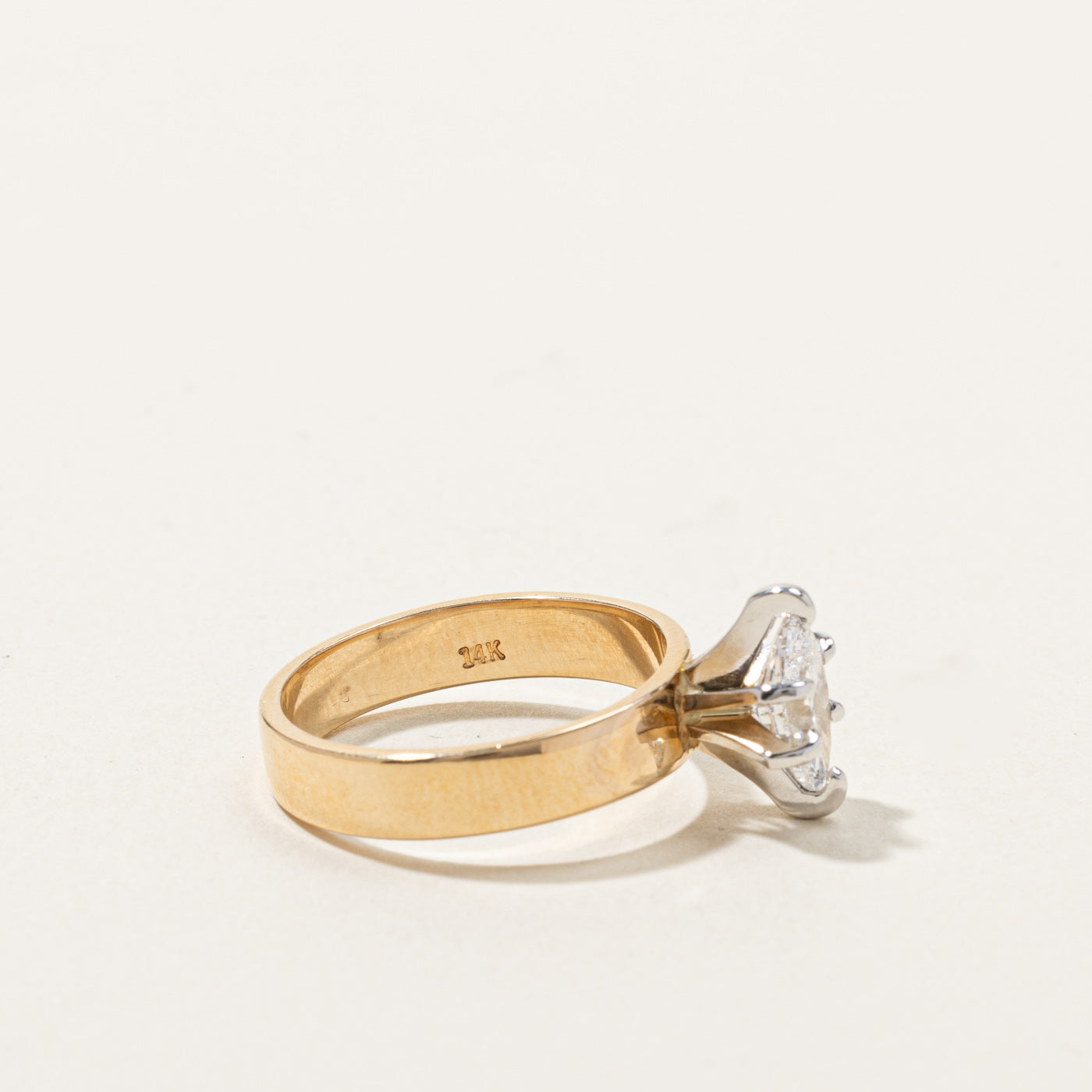 Solitaire Marquise Cut Diamond Ring | 0.74ct | SZ 5.5 |