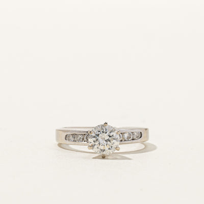 High Set Diamond Engagement Ring | 1.25ctw I1 I | SZ 6.5 |