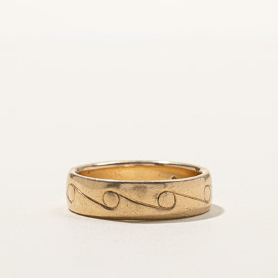 Yellow Gold Solid Band | SZ 9.5 |