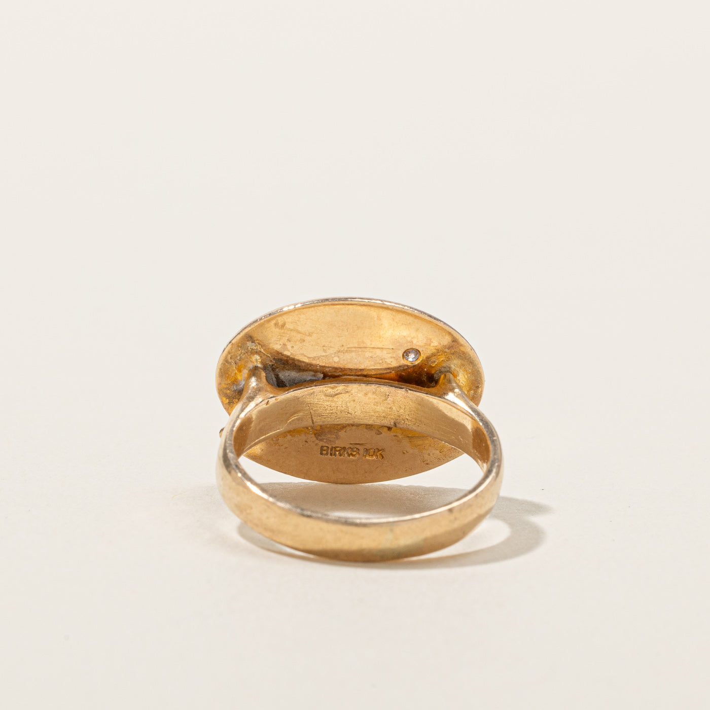 Bague en or « Lacs Keeweetinok » | 0,02 ct | Taille 7,75 | 