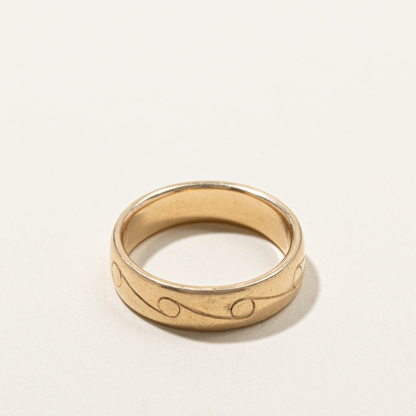 Yellow Gold Solid Band | SZ 9.5 |