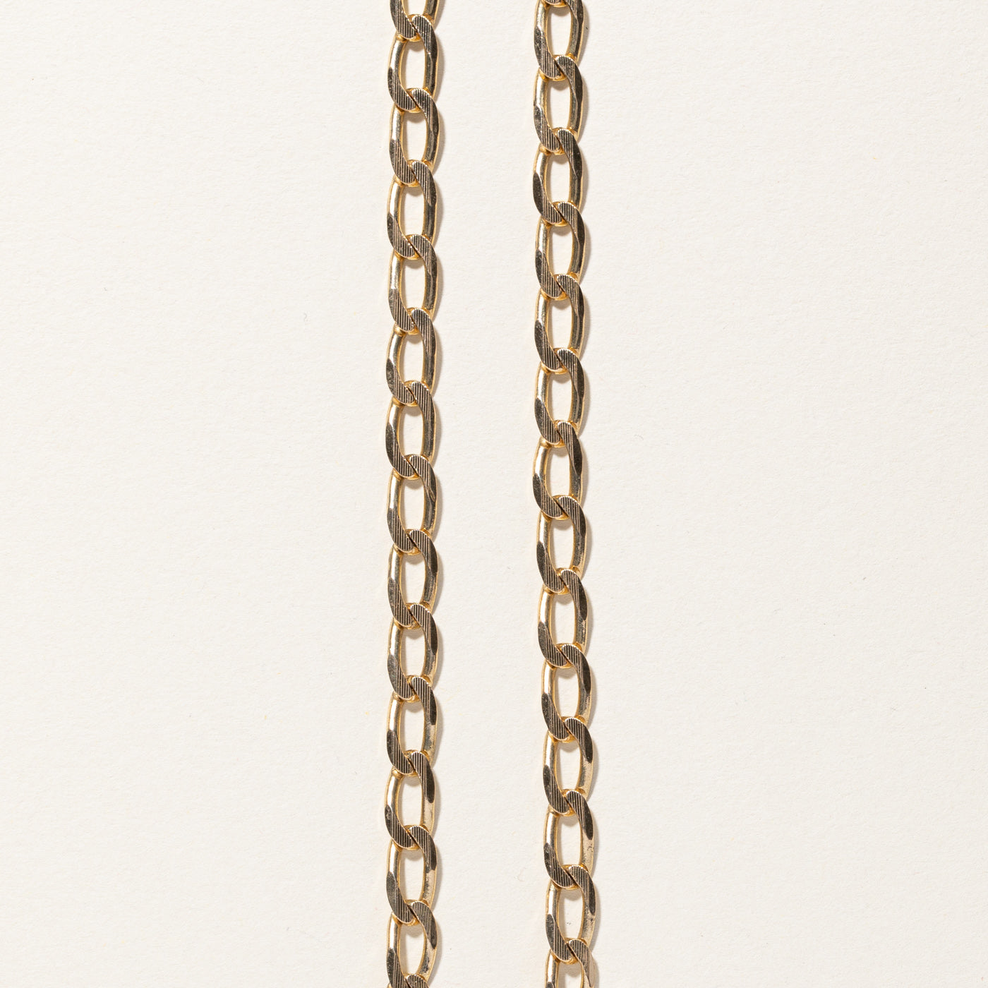 Yellow Gold Curb Link Chain | 20