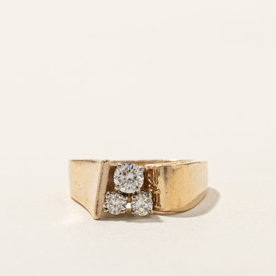 Textured Diamond Ring | 0.54ctw | SZ 7.5 |