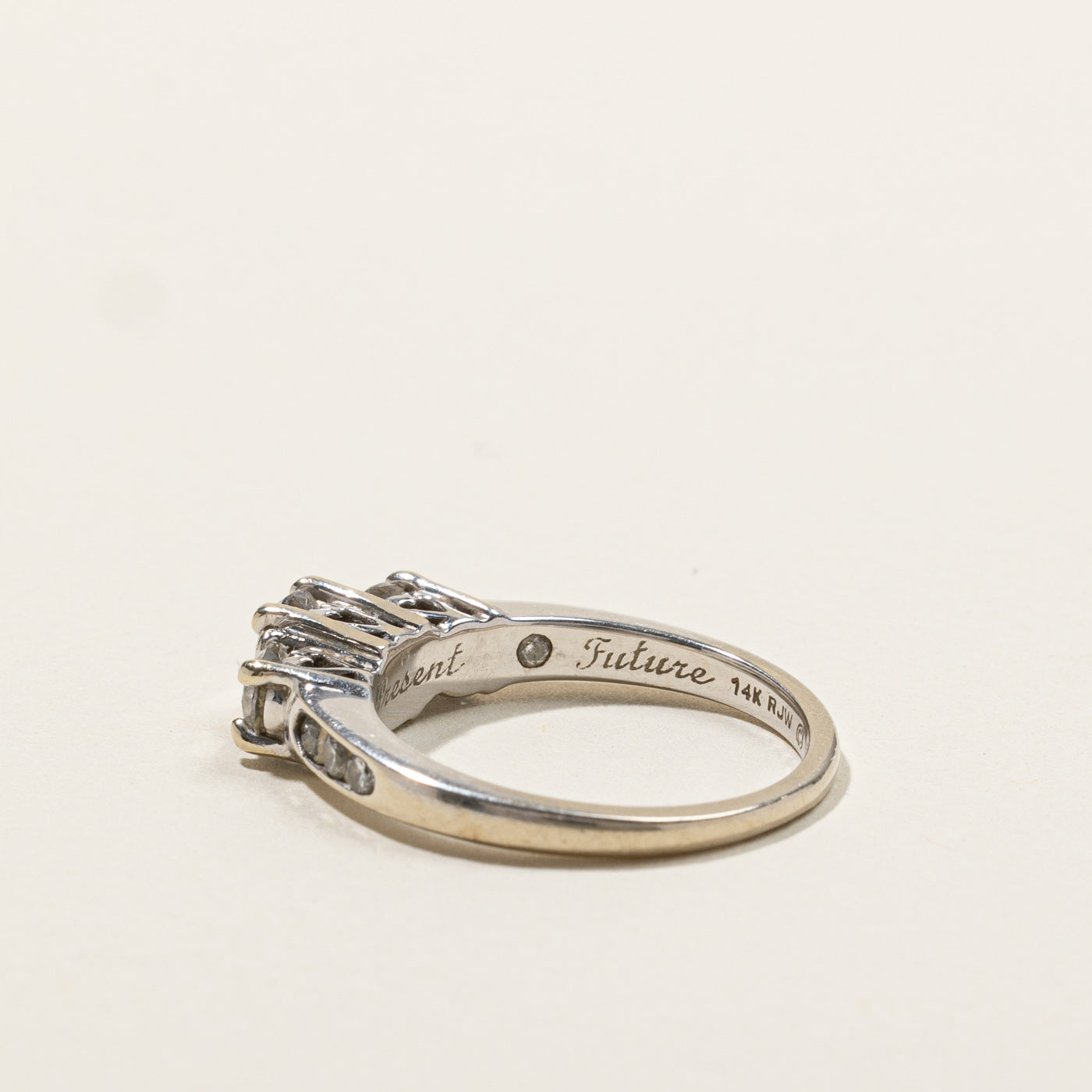 Three Stone Diamond Ring | 0.84ctw | SZ 6.25 |