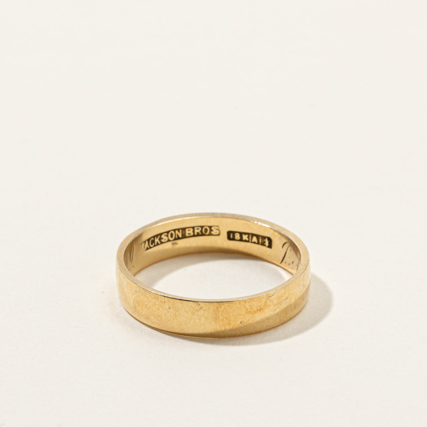 Yellow Gold Plan Band | SZ 7.25 |