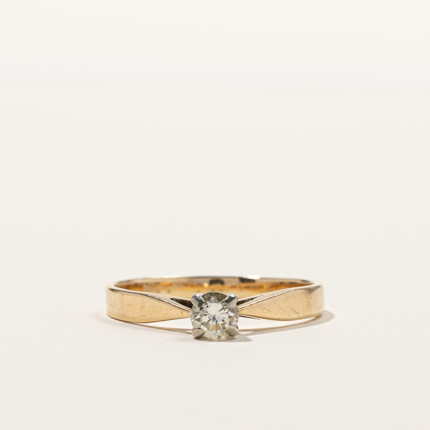 Solitaire Diamond Ring | 0.36ct | SZ 9.75 |