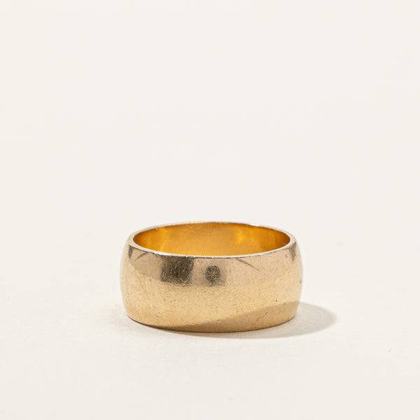 Gold Plain Cigar Band | SZ 5.25 |