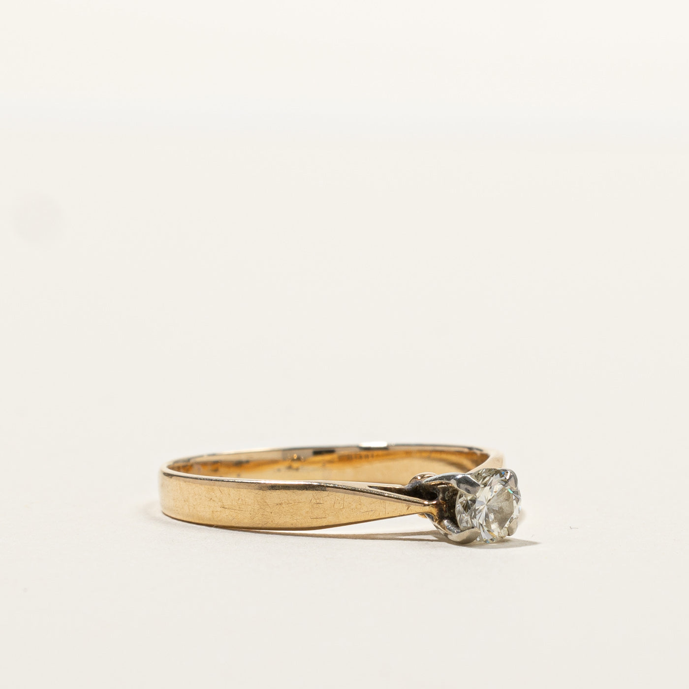 Solitaire Diamond Ring | 0.36ct | SZ 9.75 |