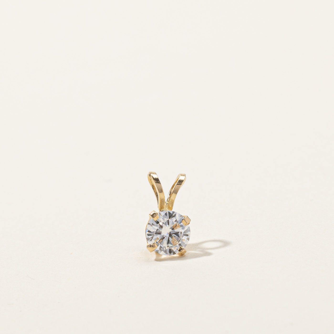Solitaire Diamond Pendant | 0.52ct |