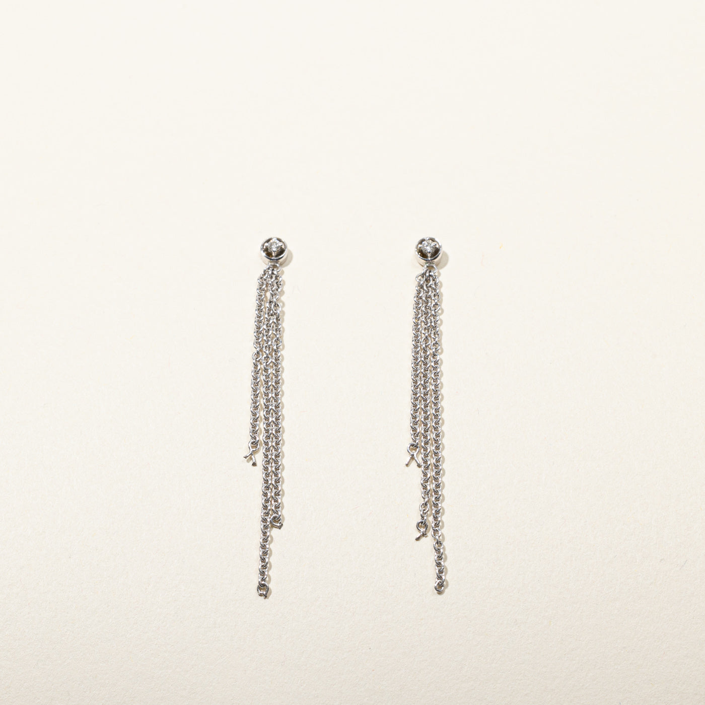 Diamond Dangle Earrings | 0.04ctw |