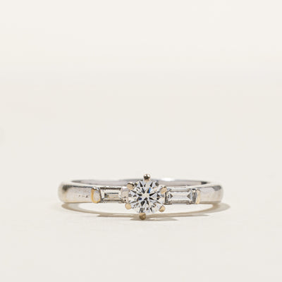 High Prong Set Diamond Ring | 0.74ctw | SZ 9.5 |