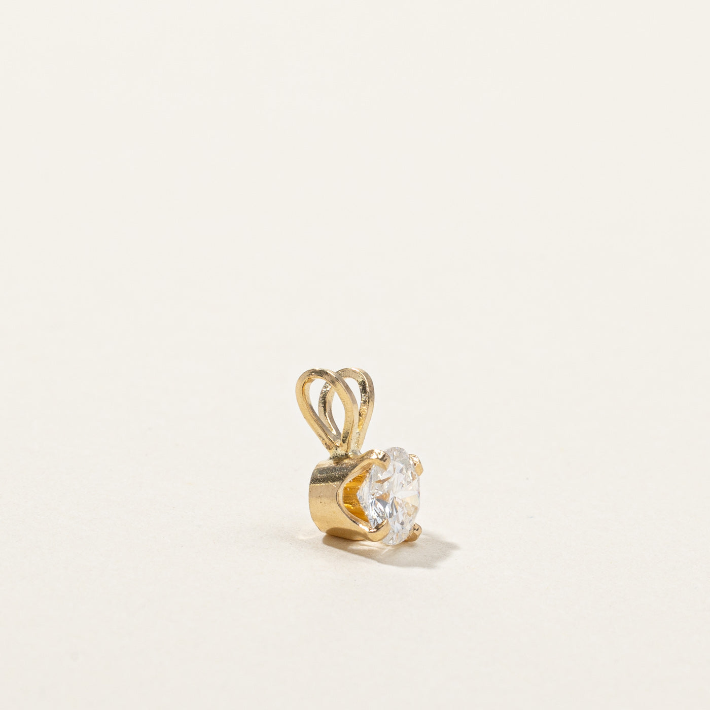 Solitaire Diamond Pendant | 0.52ct |