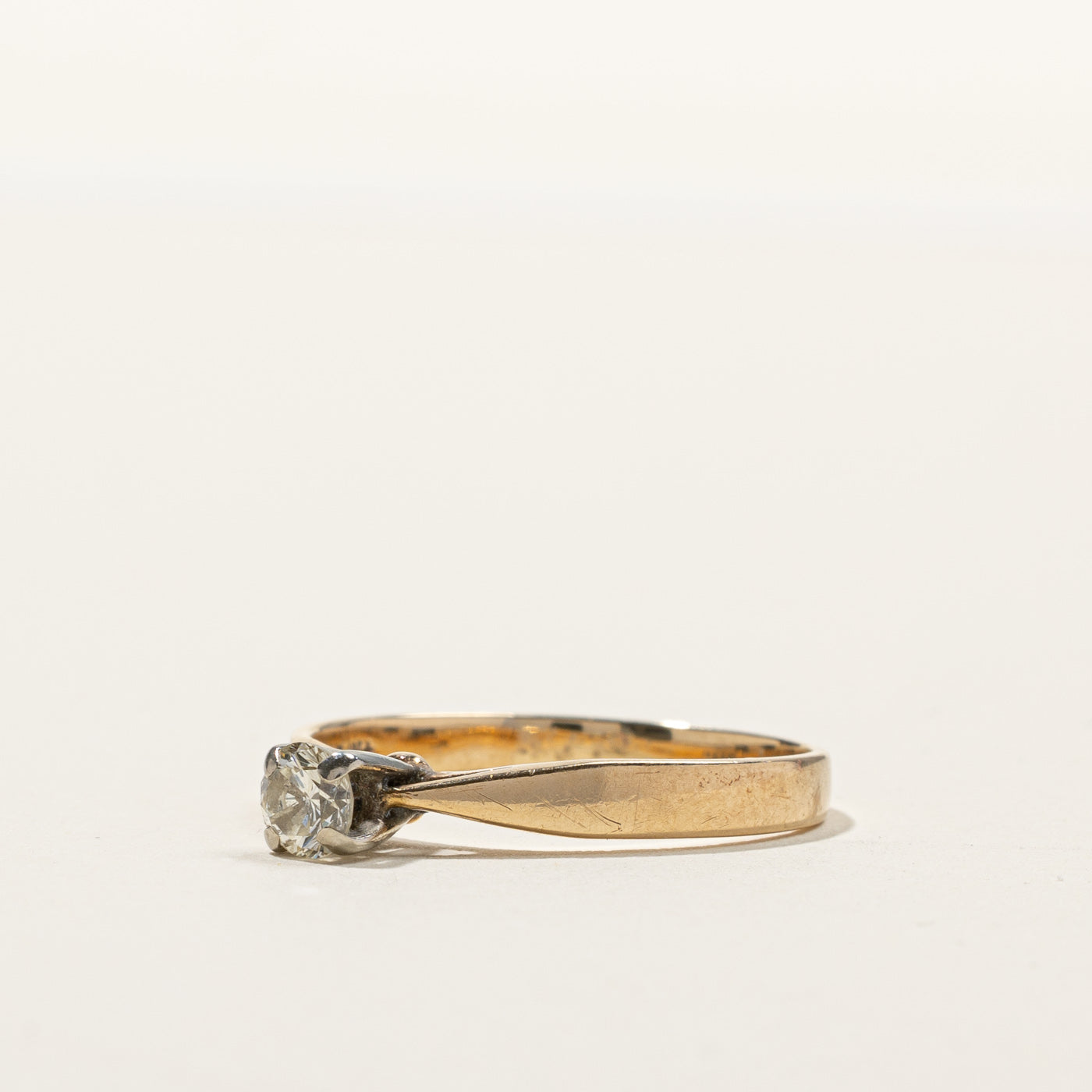 Solitaire Diamond Ring | 0.36ct | SZ 9.75 |
