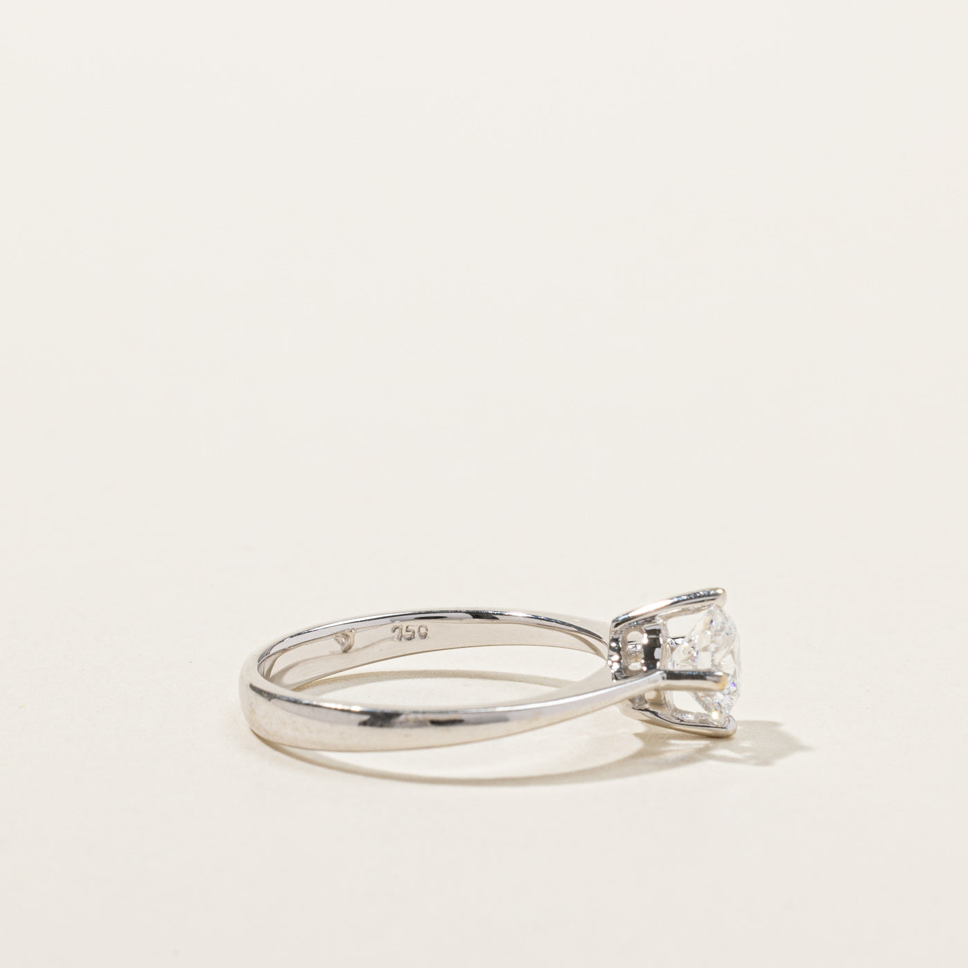 GIA Certified Solitaire Diamond Ring | 0.71ct IF E | SZ 5.75 |