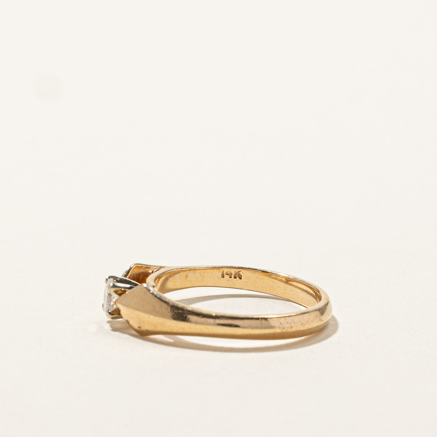 Solitaire Diamond Ring | 0.17ct | SZ 5.75 |
