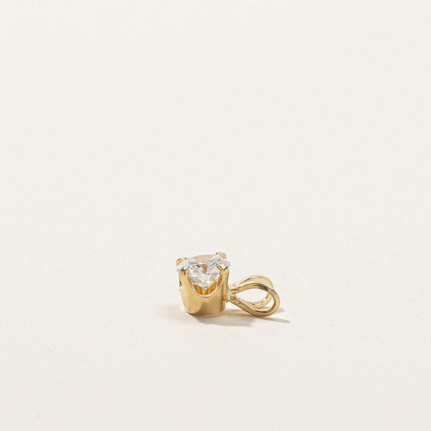 Solitaire Diamond Pendant | 0.52ct |