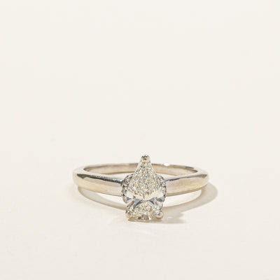 Pear Diamond Engagement Ring | 1.12ctw VS1 I/J | SZ 8 |