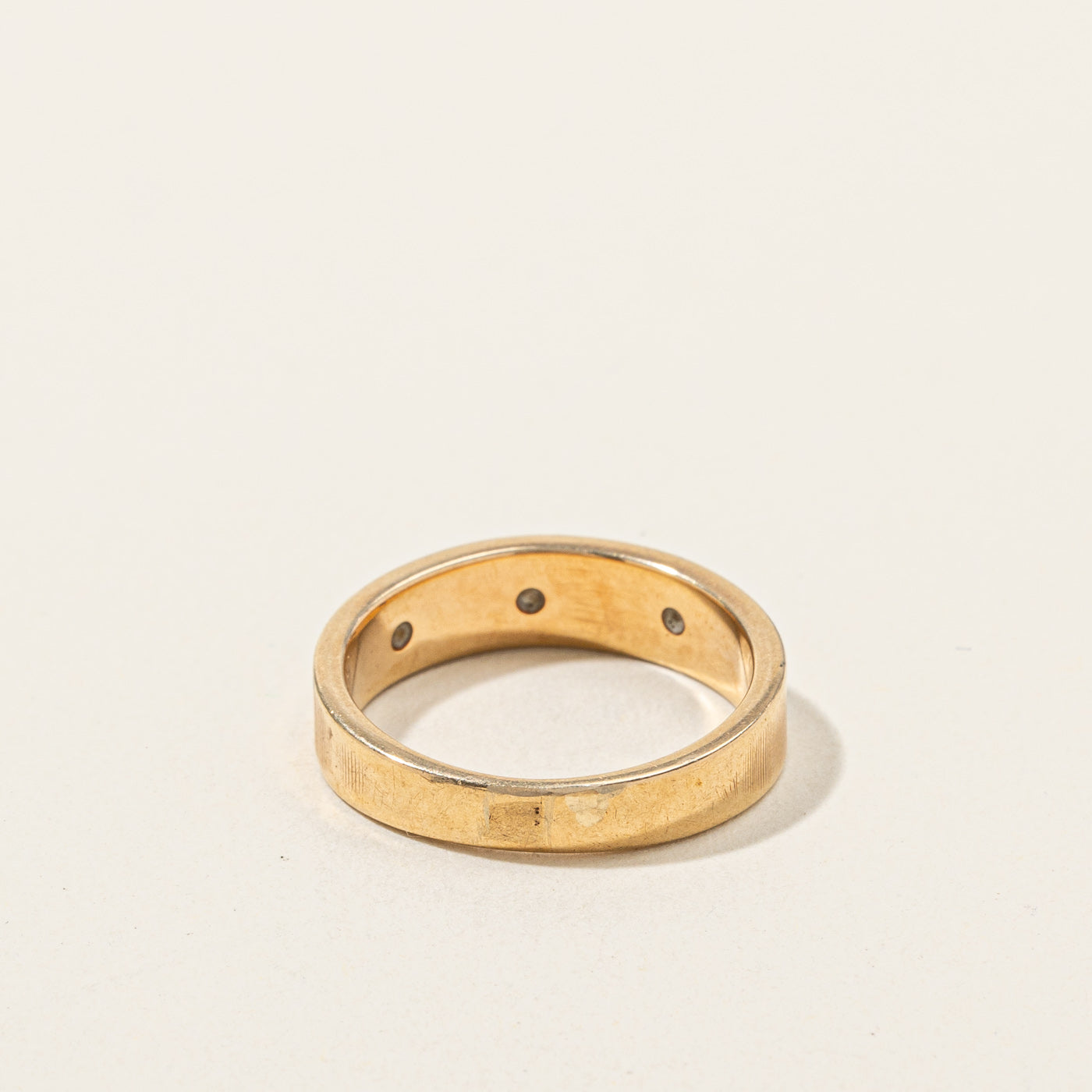 Textured Diamond Ring | 0.03ctw | SZ 5.25 |