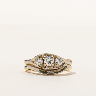 Three Stone Diamond Ring | 0.34ctw | SZ 5 |