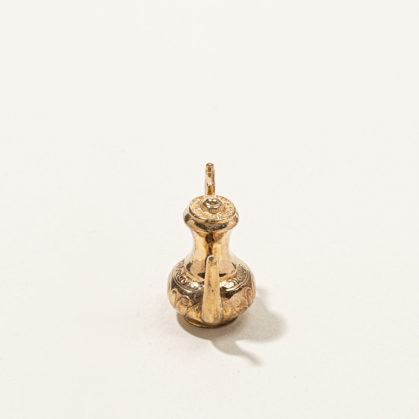 Gold Teapot Charm