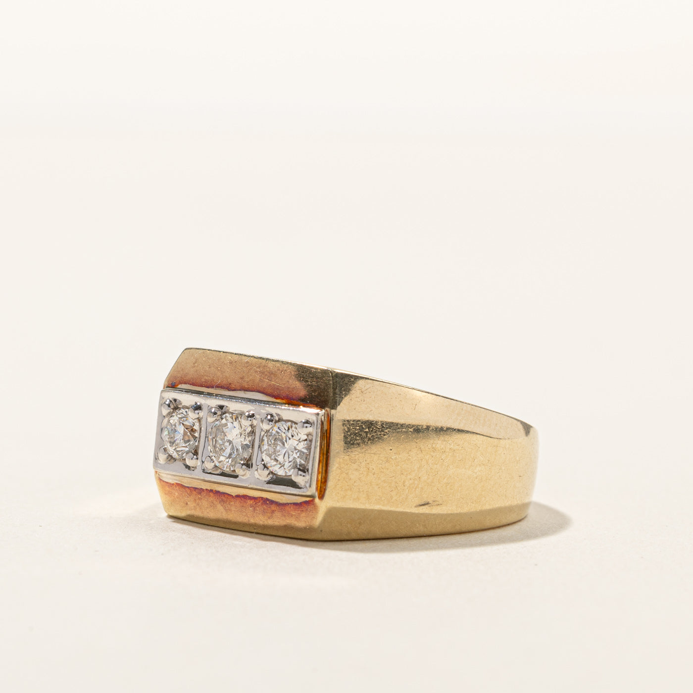 Three Stone Diamond Ring | 0.57ctw | SZ 10.5 |