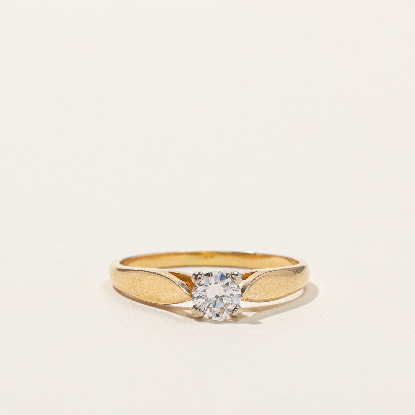 Solitaire Diamond Ring | 0.36ct | SZ 7.25 |